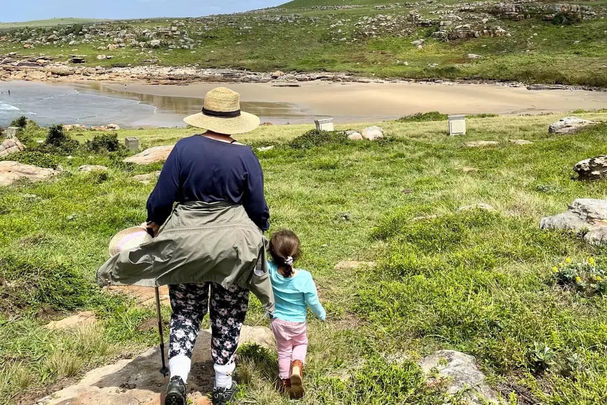 Elena, creator of Pamper Shack at Mtentu