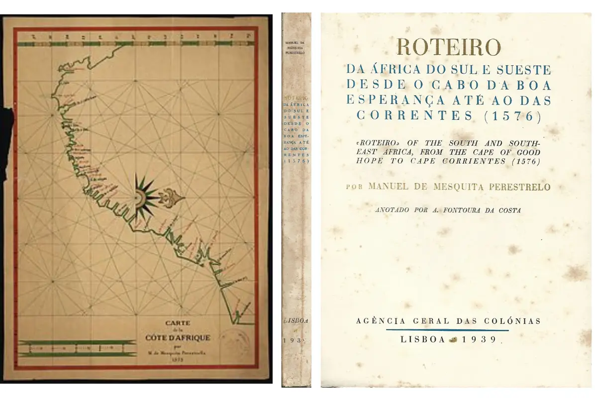 Manuel de Mesquita Perestrello's book and map