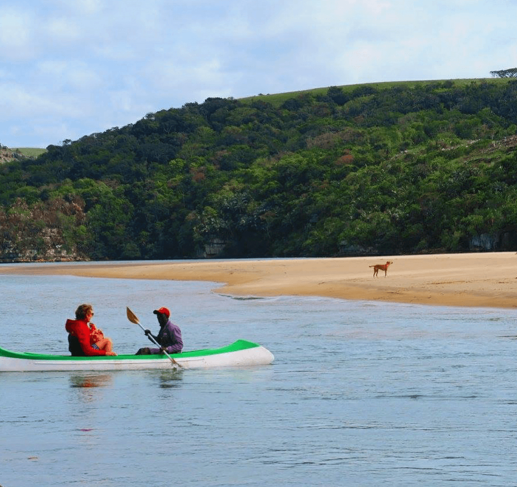 Ferry crossing the Mtentu River