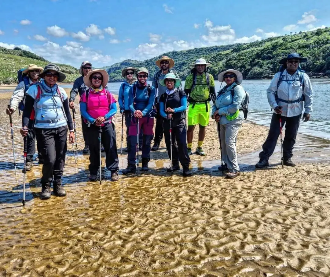 Group photo by the Mtentu River