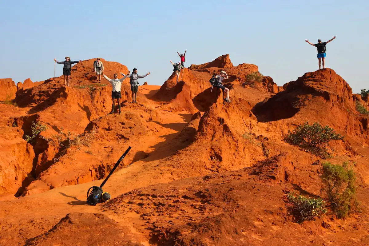 The Red Sand Dunes of the Wild Coast: Mtentu's Ancient Iron-Red Landscape