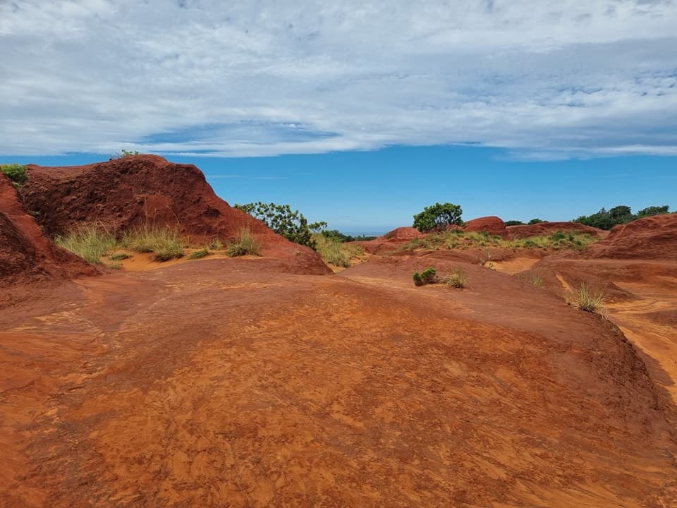Red sand dunes