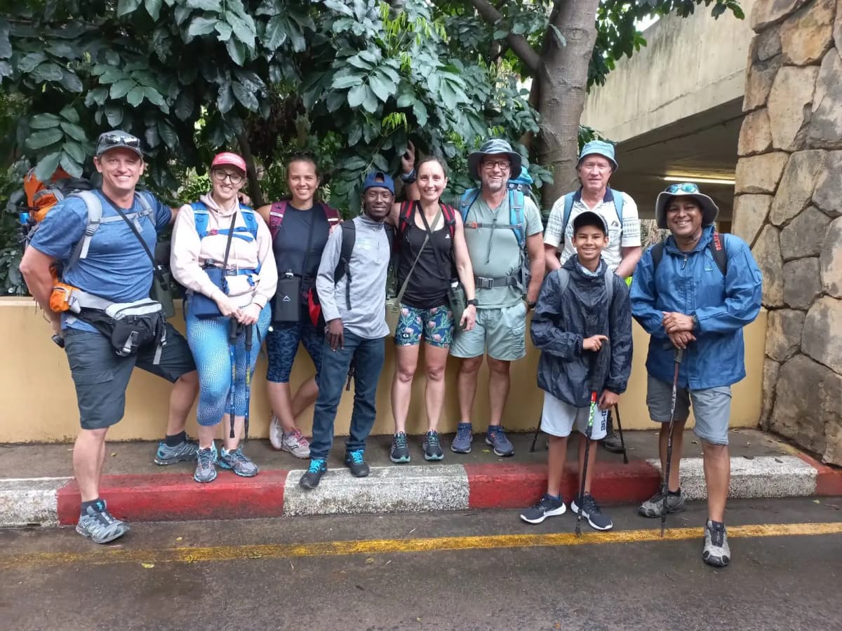 Hikers ready to go at the Wild Coast Sun